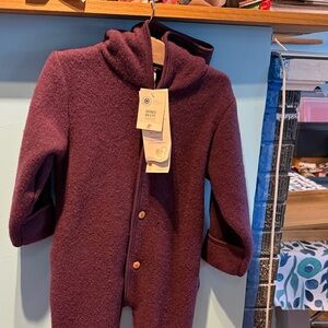 Cozy Wool Purple Kids One Piece